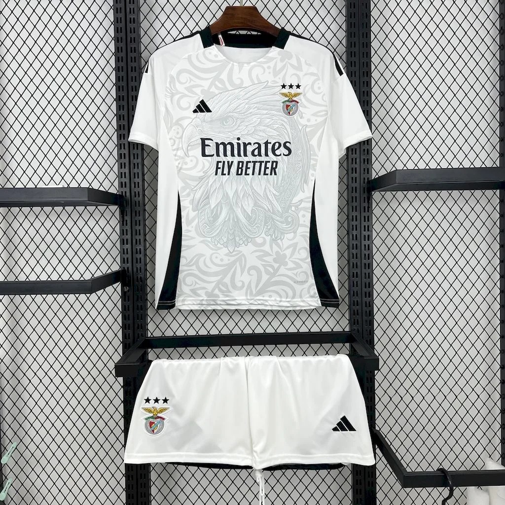 2025/2026 Benfica Special Edition White Football Shirt 1:1 Thai Quality Kids Size
