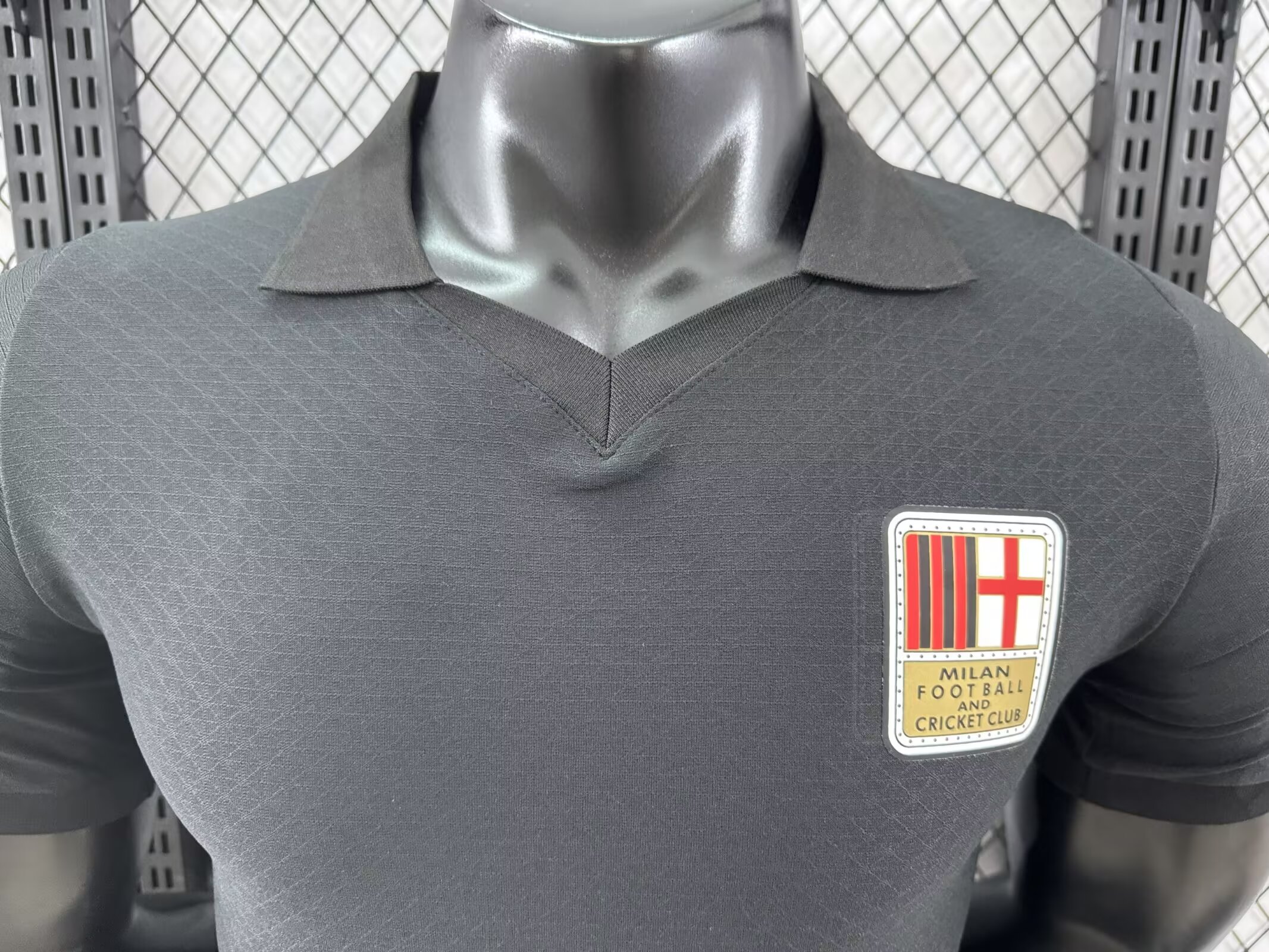 2024/2025 Player Version AC Milan 125th Anniversary Edition Black Football Shirt 1:1 Thai Quality - 图片 3