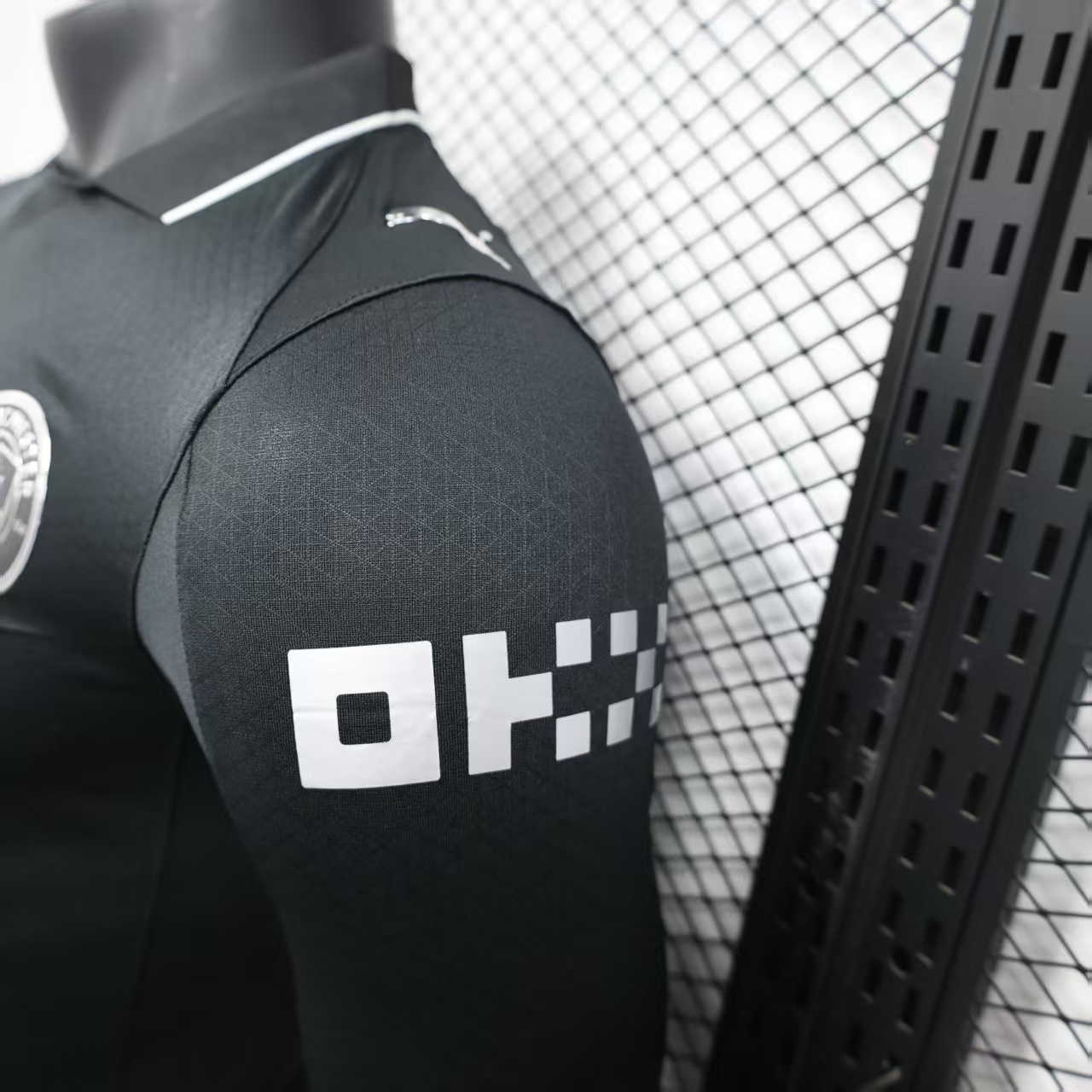 2025/2026 Long Sleeve Player Version Manchester City Away Football Shirt 1:1 Thai Quality - 图片 6