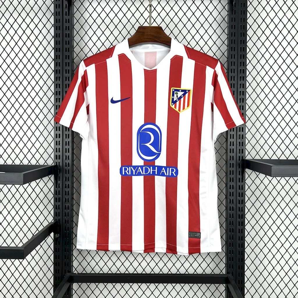 2025/2026 Atletico Madrid Home Soccer Jersey 1:1 Thai Quality