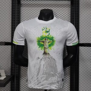2025 Player Version Brazil Special Edition White Soccer Jersey 1:1 Thai Quality