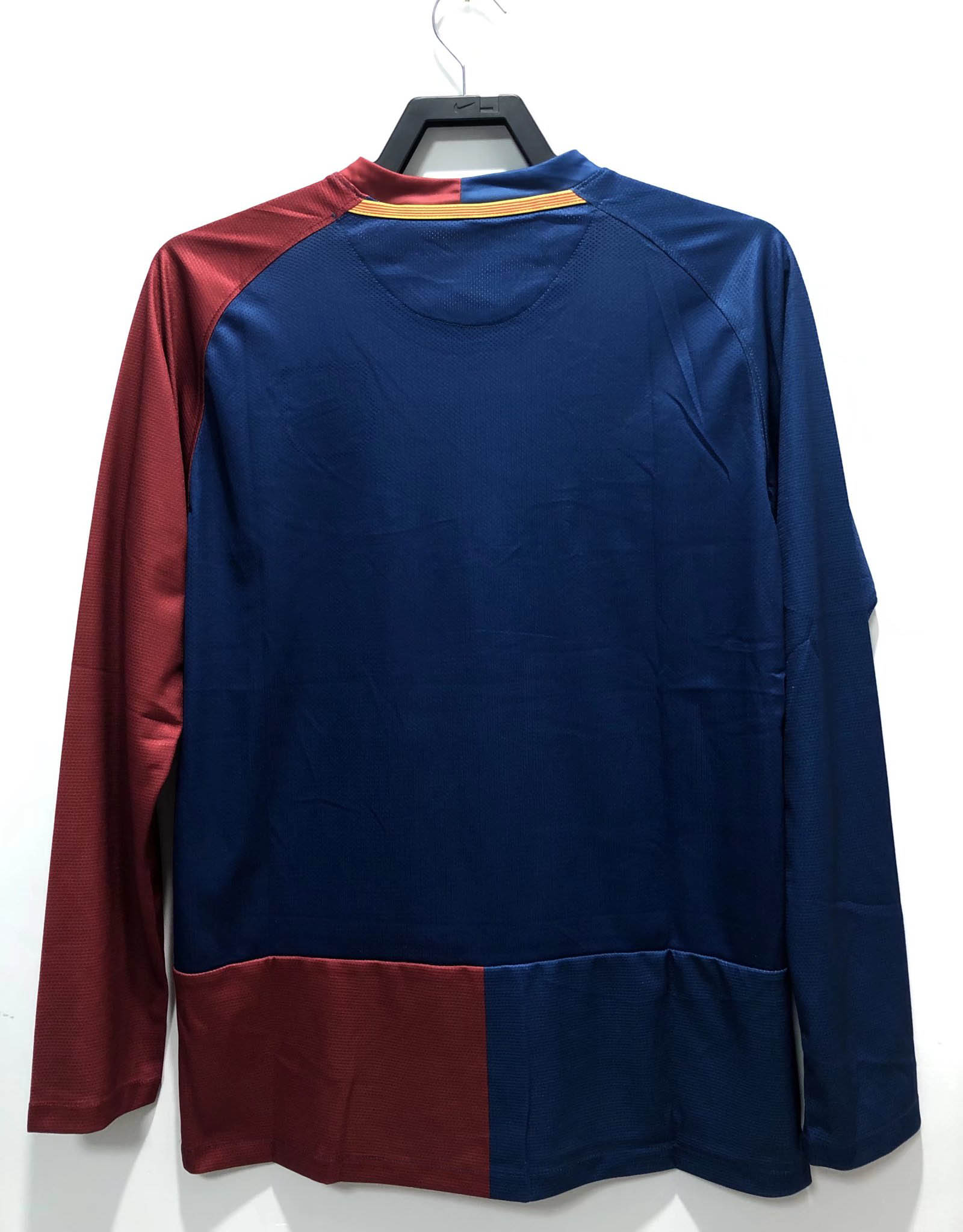 2008/2009 Retro Long Sleeve Barcelona Football Shirt Home Champions League 1:1 Thai Quality - 图片 2