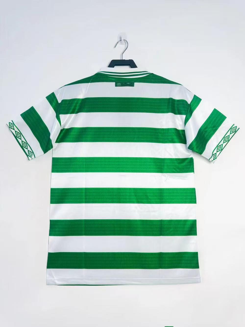 1997/1999 Retro Celtic Home Football Shirt 1:1 Thai Quality - 图片 2