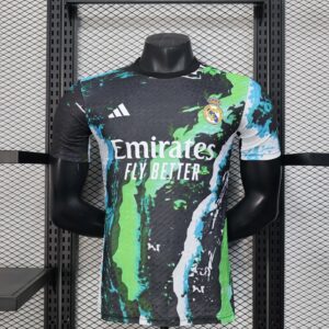 2025/2026 Player Version Real Madrid Special Edition Black and Green Football Shirt 1:1 Thai Quality