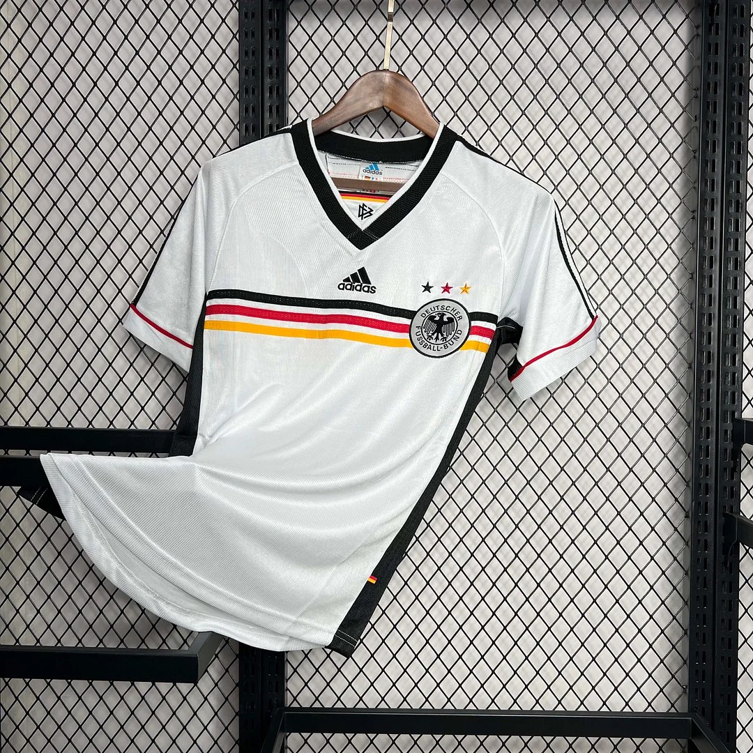 1998 Retro Germany Home Soccer Jersey 1:1 Thai Quality - 图片 3