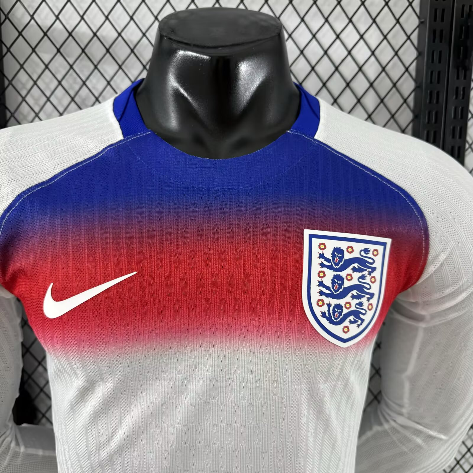2025 Long Sleeve Player Version England Home Football Shirt 1:1 Thai Quality - 图片 3