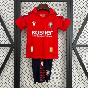 2025/2026 Osasuna Home Football Shirt 1:1 Thai Quality Kids Size