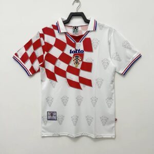 1998 Retro Croatia Home Soccer Shirt