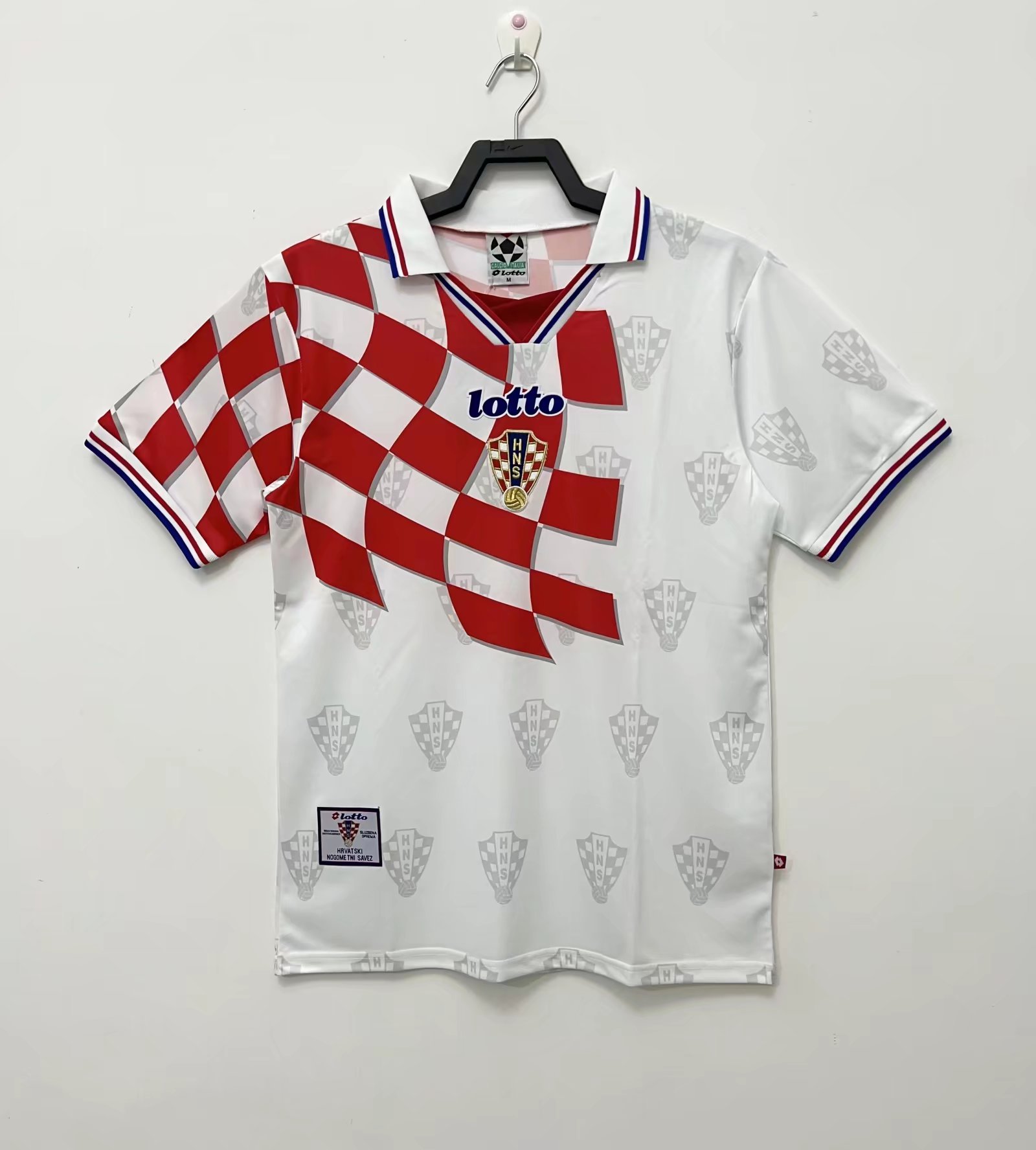 1998 Retro Croatia Home Soccer Shirt