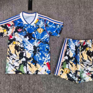 2026/2027 Manchester United x  Stone Roses Football Shirt Blue 1:1 Thai Quality Kids Size