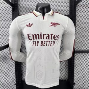 2025/2026 Long Sleeve Player Version Arsenal Third Away Football Shirt 1:1 Thai Quality