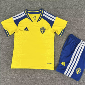 2026 Sweden National Team Home Football Shirt 1:1 Thai Quality Kids Size