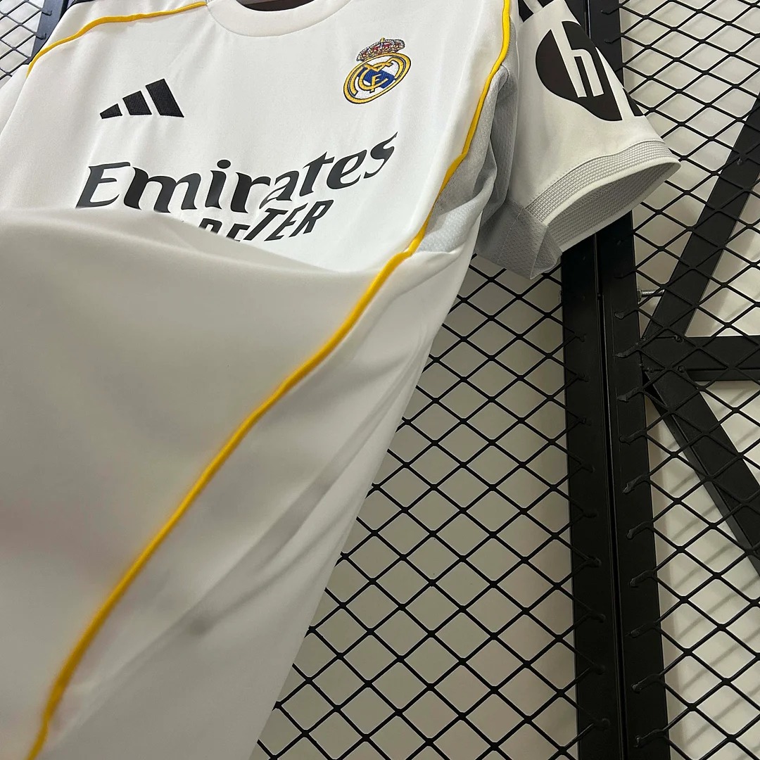 2025/2026 Real Madrid Home Football Shirt 1:1 Thai Quality - 图片 8
