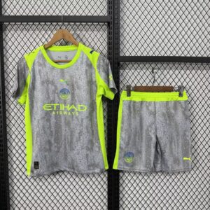 2025/2026 Manchester City Third Away Football Shirt 1:1 Thai Quality Kids Size