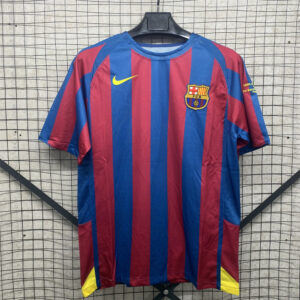 2005/2006 Retro Barcelona Home Football Shirt UEFA Champions League 1:1 Thai Quality