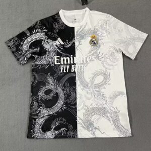 2025/2026 Real Madrid Special Edition Black White Football Shirt 1:1 Thai Quality