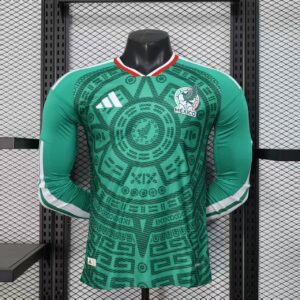 2026 Player Version Mexico National Team Home Long Sleeve Football Shirt 1:1 Thai Quality