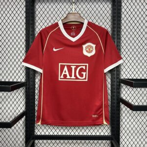 2006/2007 Retro Manchester United Home Football Shirt 1:1 Thai Quality