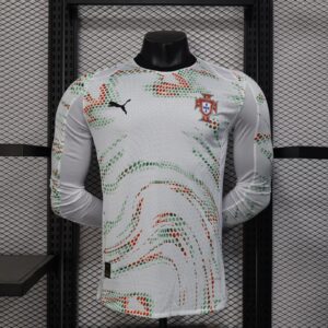 2025 Player Version Long Sleeve Portugal Away Football Shirt 1:1 Thai Quality