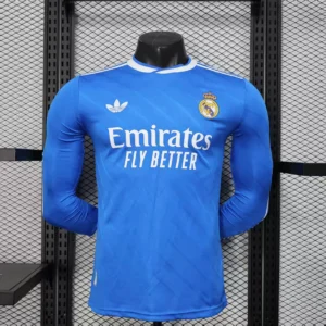 2025/2026 Long Sleeve Player Version Real Madrid Third Away Football Shirt 1:1 Thai Quality