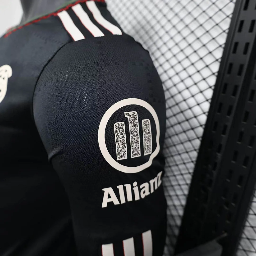 2025/2026 Long Sleeve Player Version Bayern Munich Third Away Football Shirt 1:1 Thai Quality - 图片 4