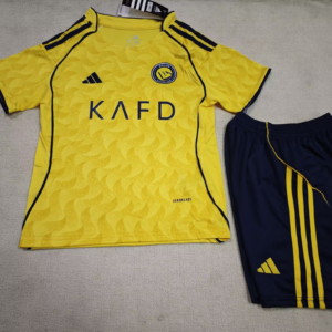 2025/2026 Al-Nassr Home Football Shirt 1:1 Thai Quality Kids Size