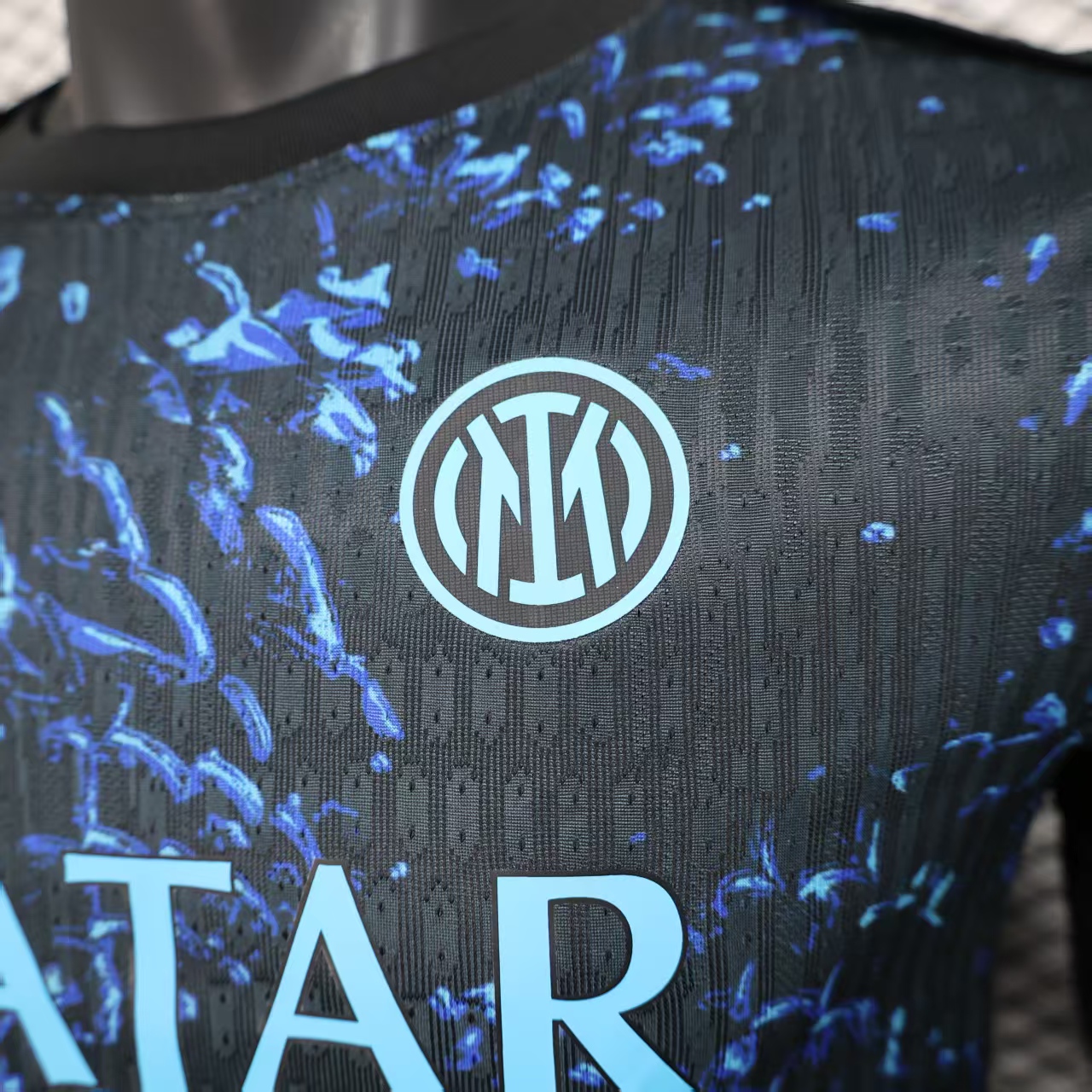 2025/2026 player Version Inter Milan Special Edition Black Blue Football Jersey 1:1 Thai Quality - 图片 6