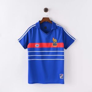 1984 Retro France Home Football Shirt 1:1 Thai Quality