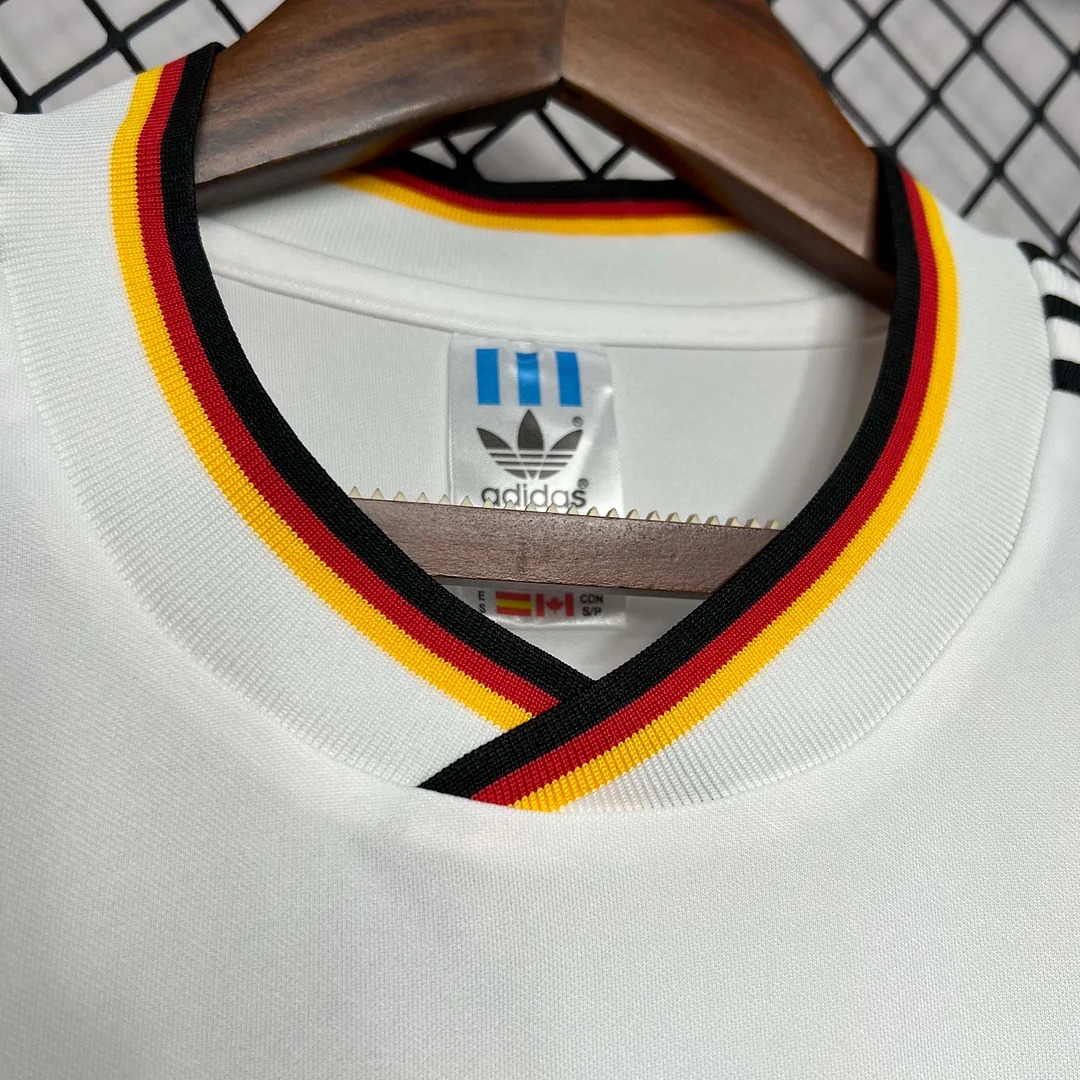 1986 Retro Germany Home Soccer Jersey 1:1 Thai Quality - 图片 6