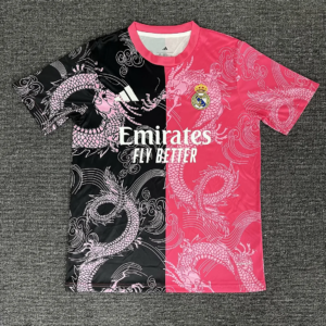 2025/2026 Real Madrid Special Edition Pink Black Football Shirt 1:1 Thai Quality