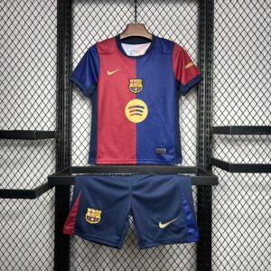 2024/2025 Barcelona Home Football Shirt 1:1 Thai Quality Kids Size