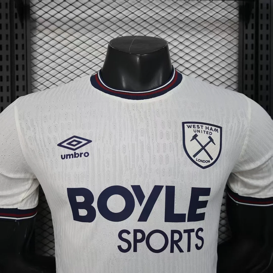 2025/2026 Player Version West Ham United Away Football Shirt 1:1 Thai Quality - 图片 3
