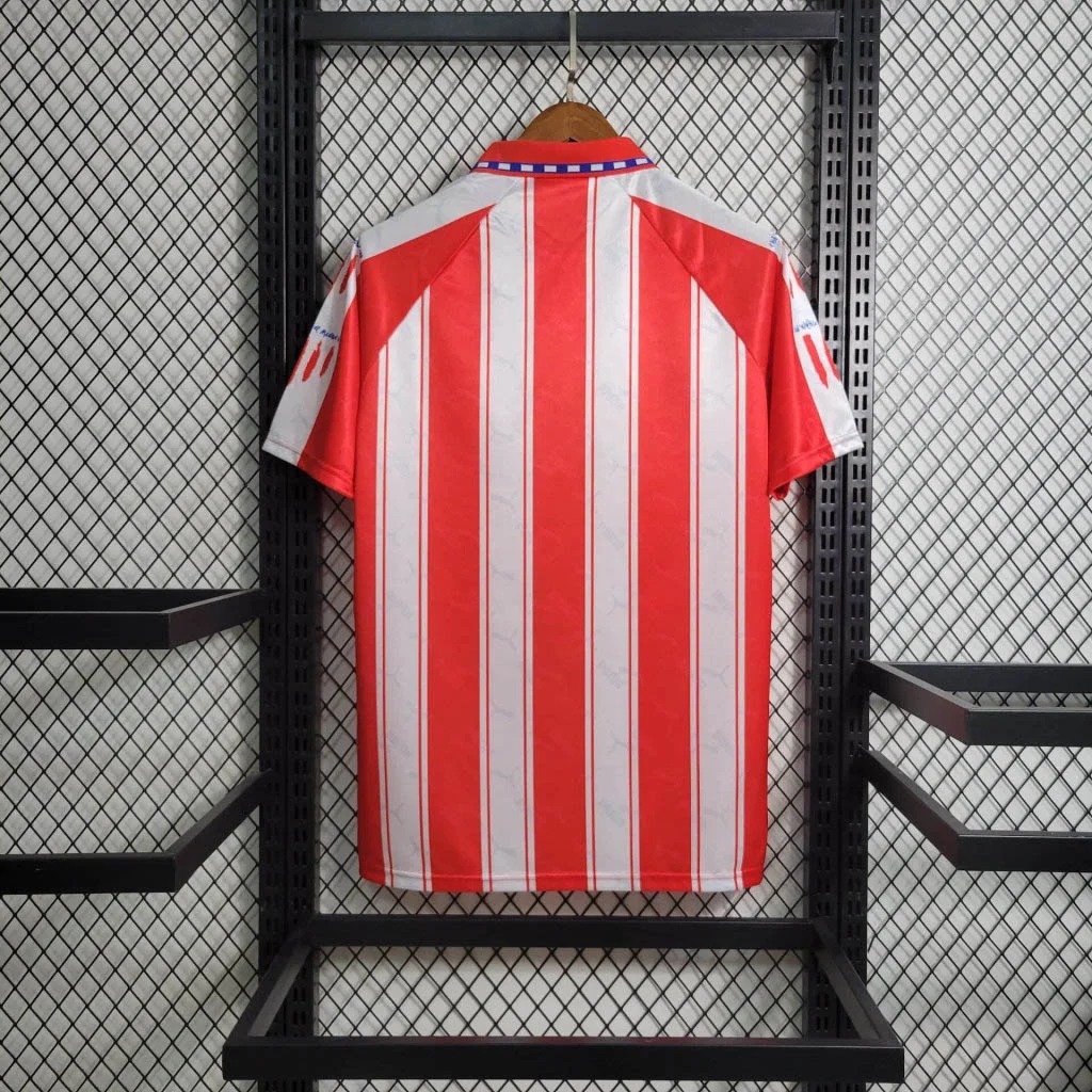 1994/1995 Retro Atletico Madrid Home Soccer Jersey 1:1 Thai Quality - 图片 2