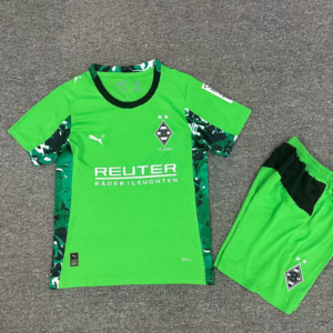 2025/2026 Borussia M?nchengladbach Away Football Jersey 1:1 Thai Quality Kids Size