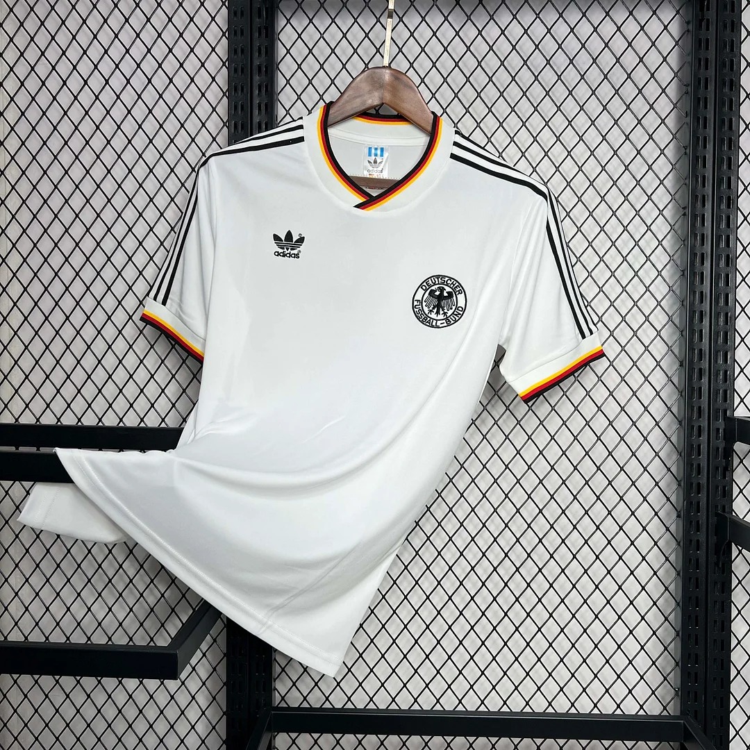 1986 Retro Germany Home Soccer Jersey 1:1 Thai Quality - 图片 3