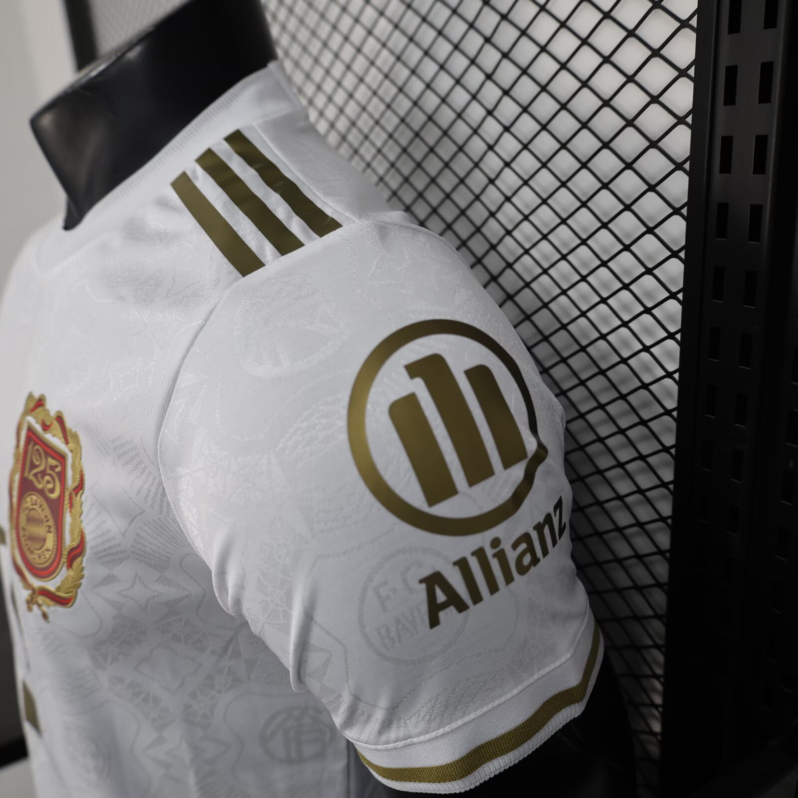 2025/2026 Player Version Bayern Munich 125th Anniversary Edition White Football Shirt 1:1 Thai Quality - 图片 7