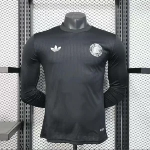 2025 Long Sleeves Player Version Germany 125th Anniversary Edition Black Football Shirt 1:1 Thai Quality