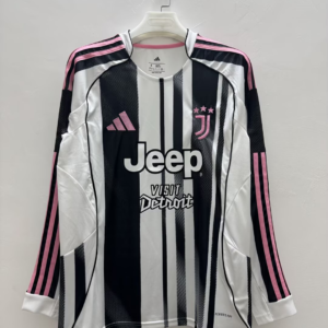 2025/2026 Long Sleeve Juventus Home Football Shirt 1:1 Thai Quality??There Are Sponsors??