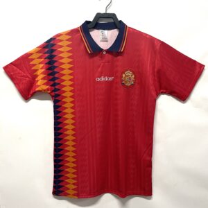 1994 Retro Spain National Team Home Football Shirt 1:1 Thai Quality