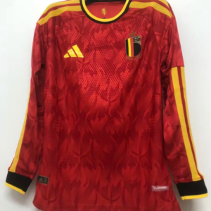 2026 Long Sleeve Belgium National Team Home Football Shirt 1:1 Thai Quality