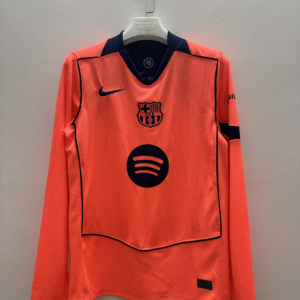 2025/2026 Long Sleeve Barcelona Third Away Football Shirt 1:1 Thai Quality