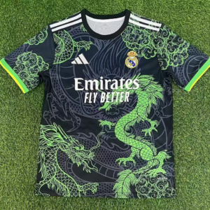 2025/2026 Real Madrid Special Edition Green Dragon Football Shirt 1:1 Thai Quality