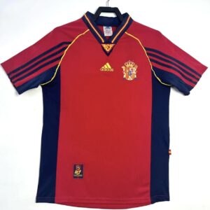1998 Retro Spain National Team Home Football Shirt 1:1 Thai Quality