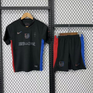 2024/2025 Barcelona Away Limited Edition TRAVIS SCOTT Football Shirt 1:1 Thai Quality Kids Size ??New Ads??