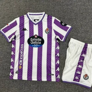 2025/2026 Real Valladolid Home Football Shirt 1:1 Thai Quality Kids Size