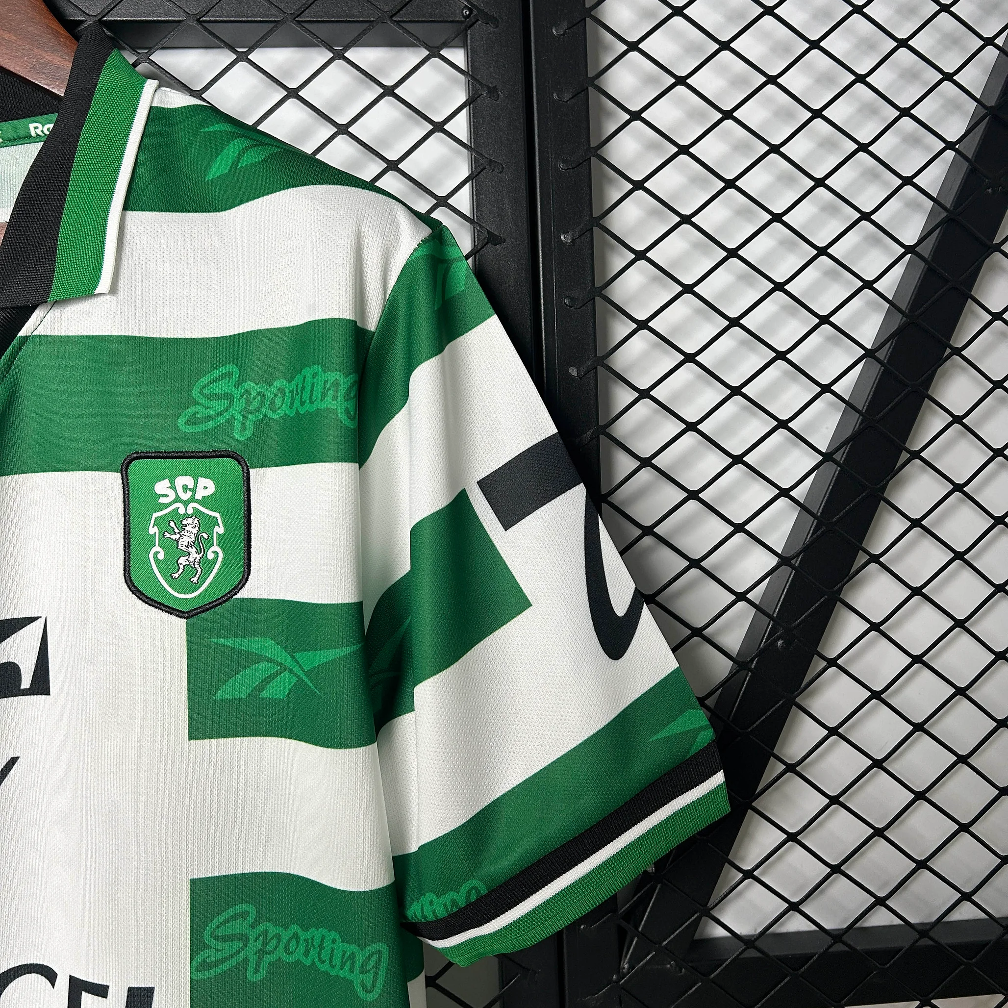 1999/2000 Retro Sporting Lisbon Home Football Shirt 1:1 Thai Quality - 图片 8