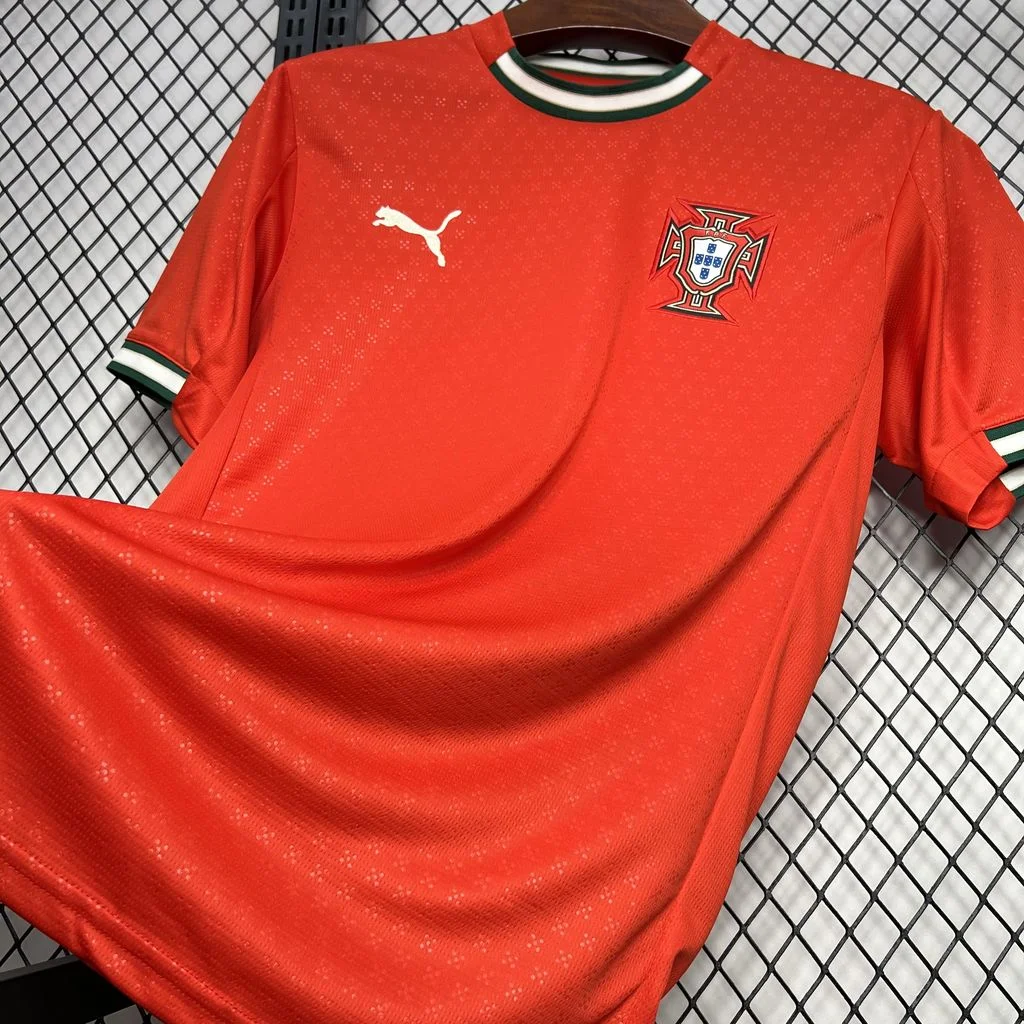 2025 Portugal Home Football Shirt 1:1 Thai Quality - 图片 3