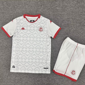 2026 Tunisia Away Football Shirt 1:1 Thai Quality Kids Size