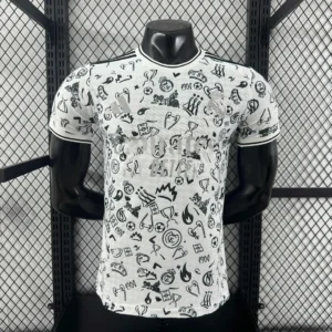 2025/2026 Player Version Real Madrid Special Edition Black White Football Shirt 1:1 Thai Quality