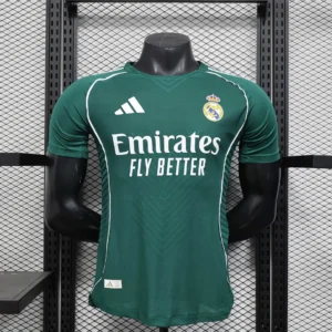 2025/2026 Player Version Real Madrid Special Edition Dark Green Football Shirt 1:1 Thai Quality
